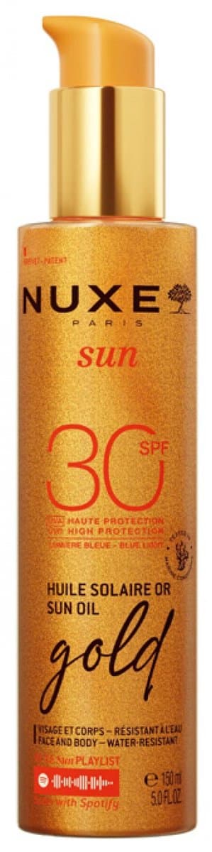 Nuxe Sun Huile Solaire or Sun Oil Gold Zonneolie 150ml |SPF 30|