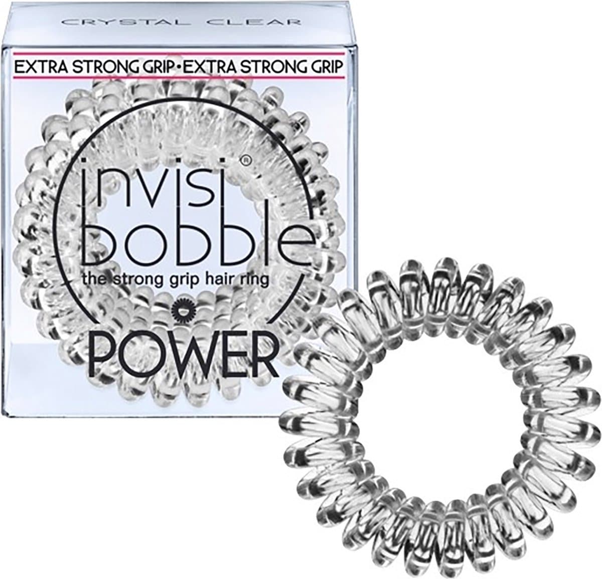 Rubber Hair Bands Invisibobble Transparent (3 Units)