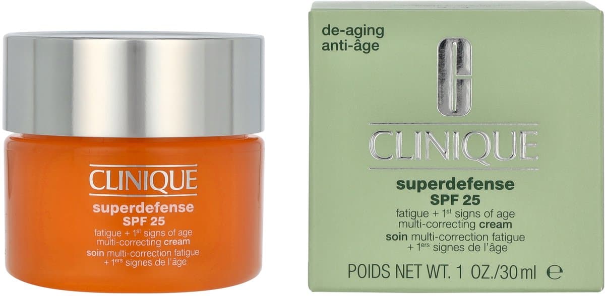 Clinique SuperDefense Fatigue Cream + 1st Signs of Age Multi-Correcting Cream SPF 25 - 30 ml