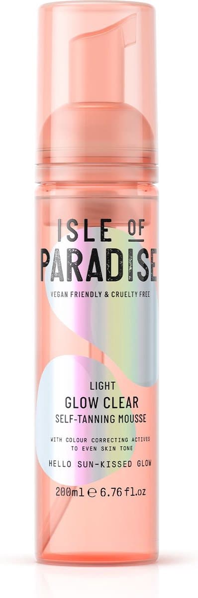 Isle of Paradise - Light Glow Clear Self Tanning Mousse 200 ml