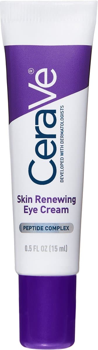 CeraVe Skin Renewing Oogcrème - Geschikt voor een gevoelige huid - Met Peptide Complex - Met 3 Essentiële Ceramiden - 15ml