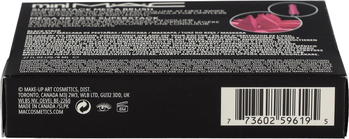 Mega Macstack Mini Mascara - 8 Ml
