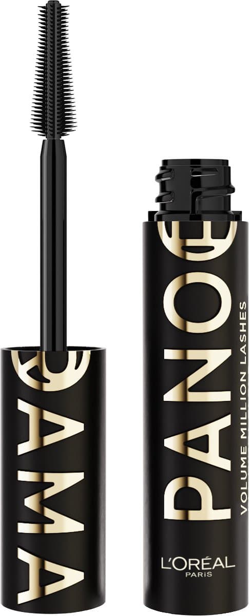 L'Oréal Paris Panorama All Night Black Mascara - Voor lengte, separatie en volume - Flexibele en langhoudende formule geschikt voor gevoelige ogen -...