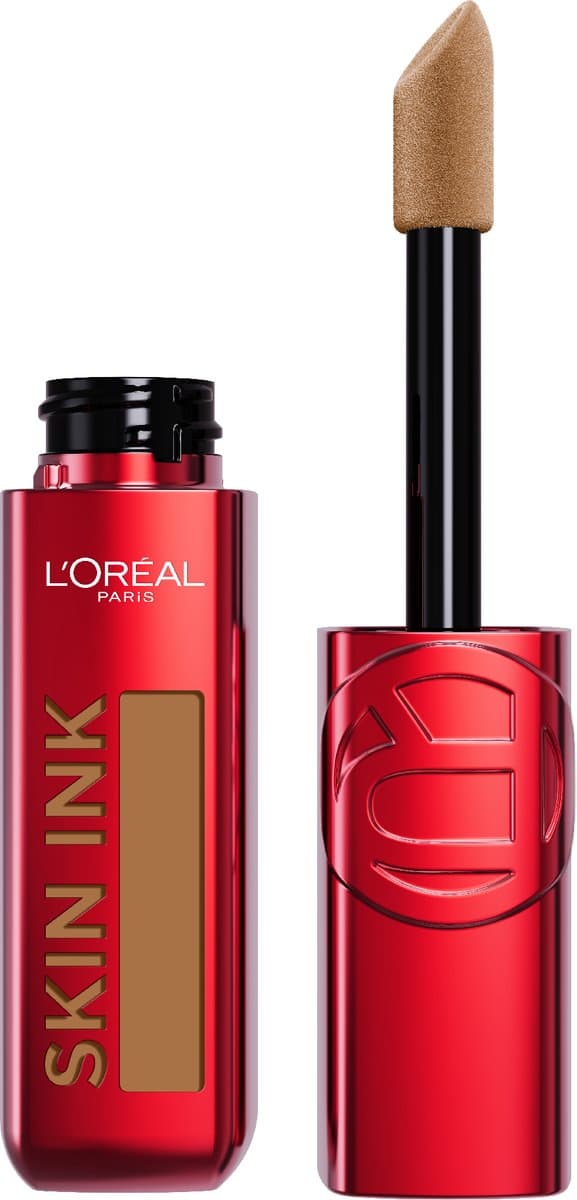 L’Oréal Paris Infaillible Skin Ink 375 Medium Warm Foundation - Langhoudende Foundation en Concealer in 1 - Lichte textuur - 15ml