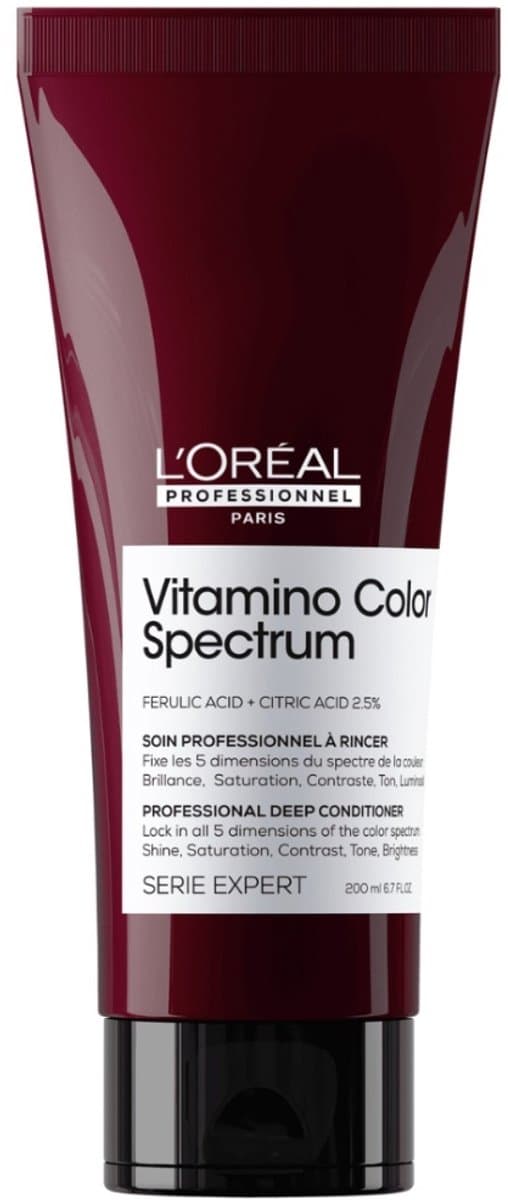 L’Oréal Professionnel Vitamino Color Spectrum Conditioner – Kleurbescherming voor gekleurd haar – Verzacht en hydrateert intens – 200 ml
