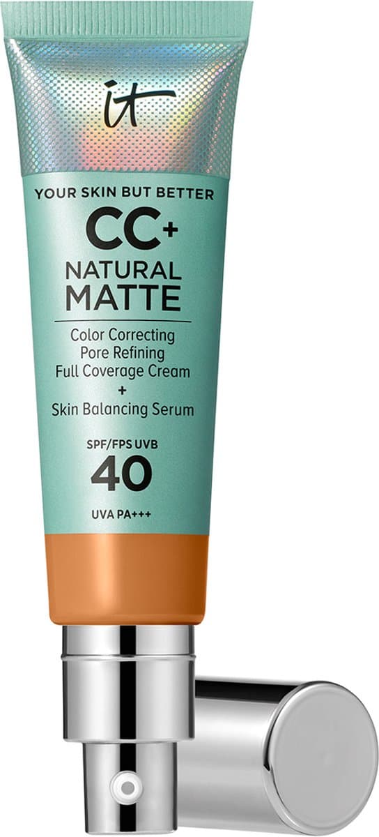 It Cosmetics Your Skin But Better CC+ Natural Matte SPF40 Foundation - Matte & Stralende Finish - Rich - 32ml