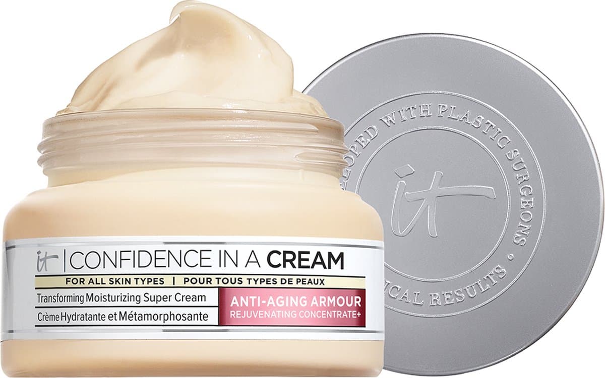 IT Cosmetics Confidence in a Cream Moisturizer Crème - Anti-Aging & Hydraterende - Gevoelige tot Alle Huidtypes - 60ml