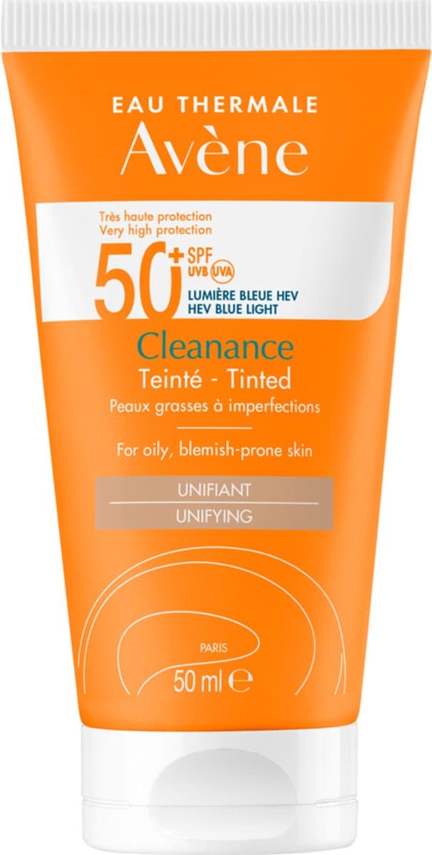 Avène Cleanance Solar Spf50 + Color 50ml