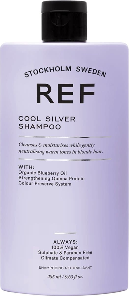 REF Stockholm - Cool Silver Shampoo Vrouwen Ieder Haartype - 285ml - Zilvershampoo