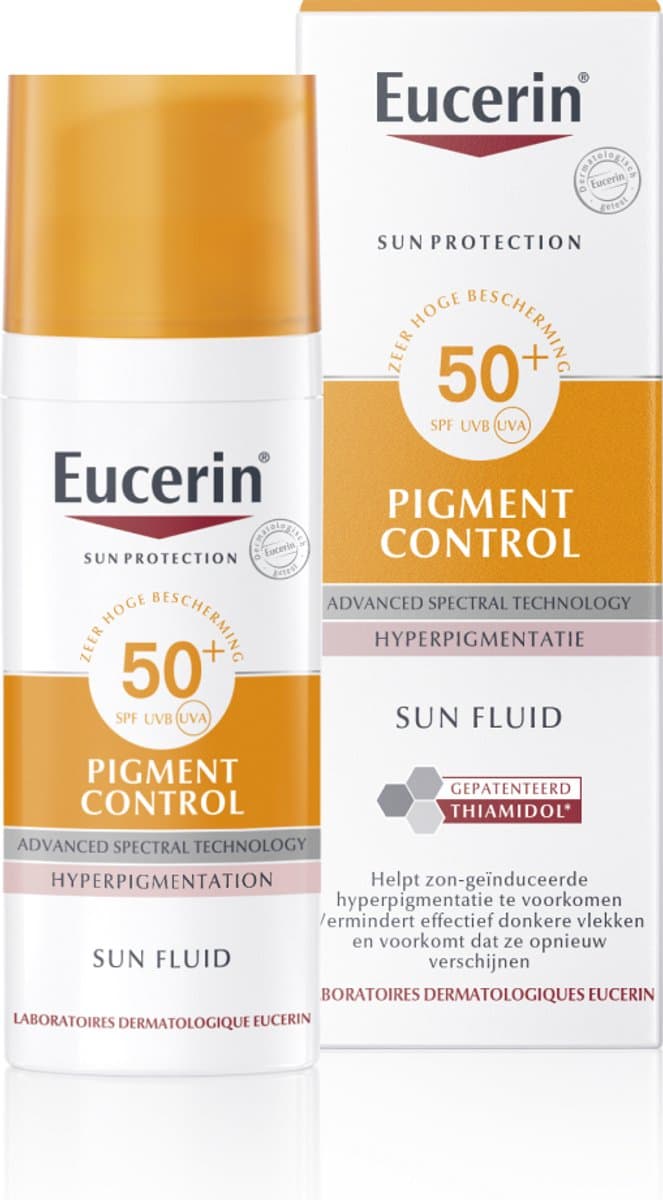 Eucerin Sun Pigment Control Zonnebrand Gezicht - SPF 50+ Zonbescherming voor Pigmentvlekken - 50 ml