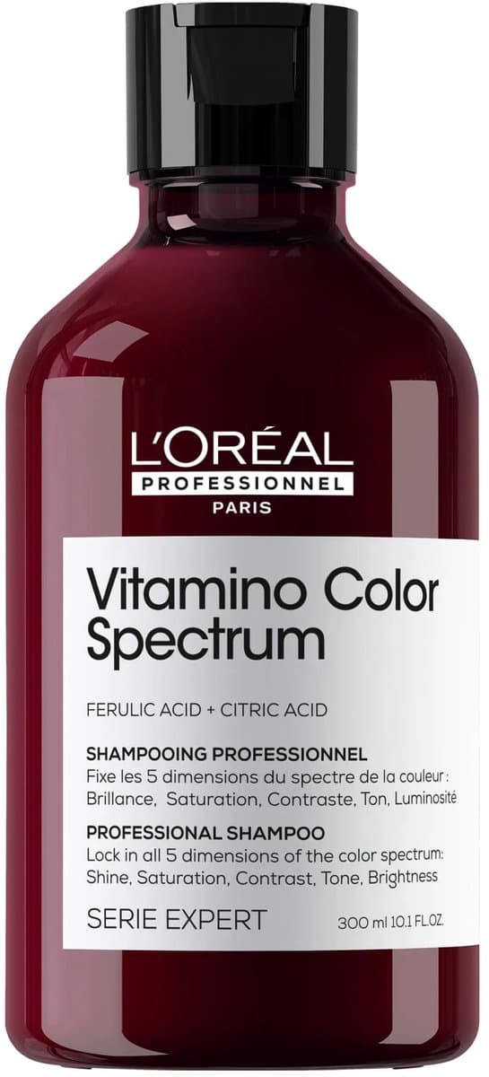 L’Oréal Professionnel Vitamino Color Spectrum Shampoo – Kleurbescherming voor gekleurd haar – Voor een schitterende glans – 300 ml