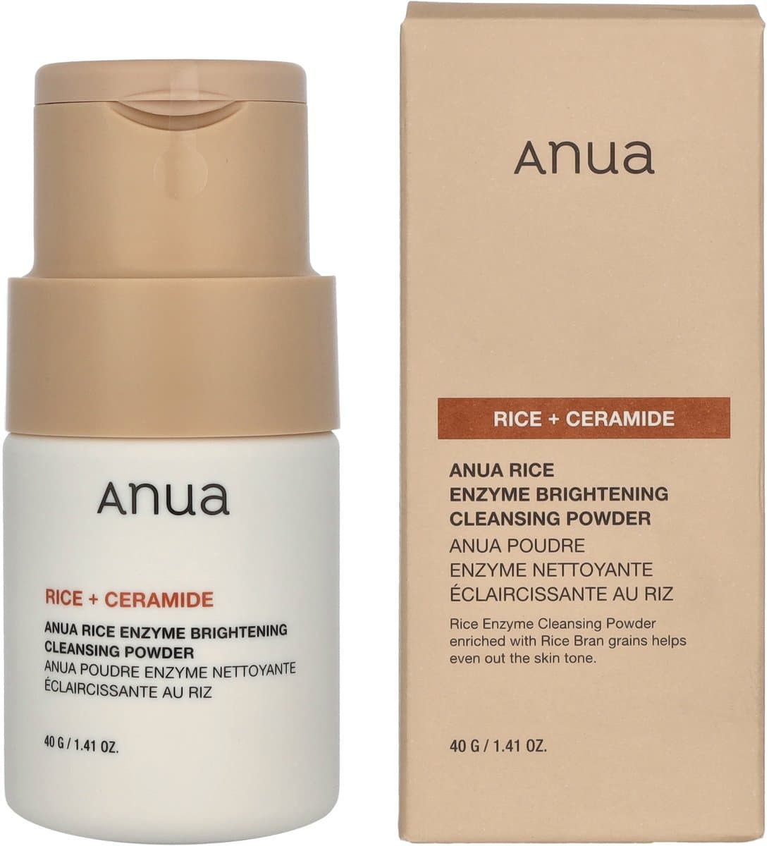 Anua Rice + Ceramide Enzyme Brightening Cleansing Powder