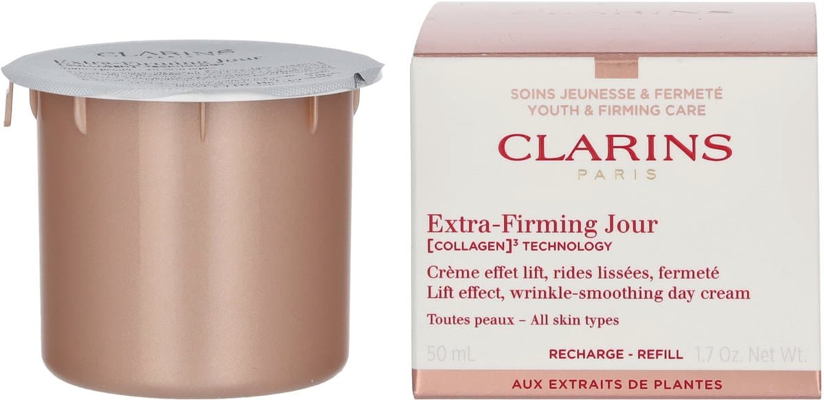 Clarins Extra-Firming Jour Refill Dagcrème - Verstevigende dagcrème met collageen - 50ml