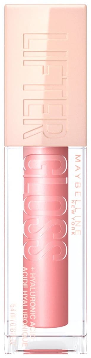 Maybelline New York Lifter Gloss Lipgloss 4 Silk Glanzende Lipgloss - Roze Transparant - hoge glans - 5,4ml