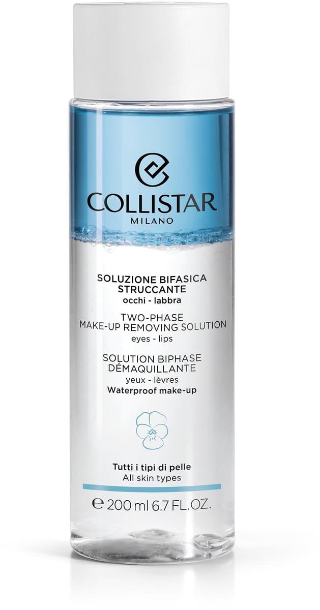 Collistar Two-Phase Make-Up Removing Solution - 200 ml