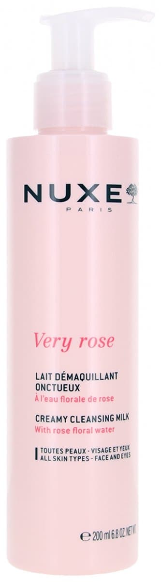 Nuxe Very Rose Lait Démaquillant Onctueux 200 ml