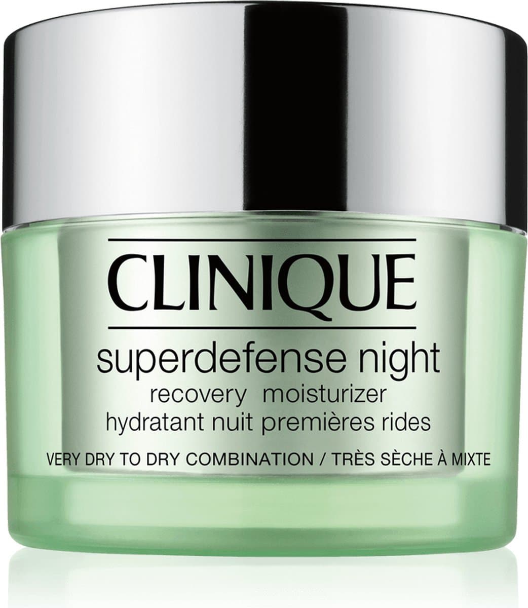 Clinique Superdefense Night Recovery Moisturizer - Nachtcrème voor vette huid - 50 ml