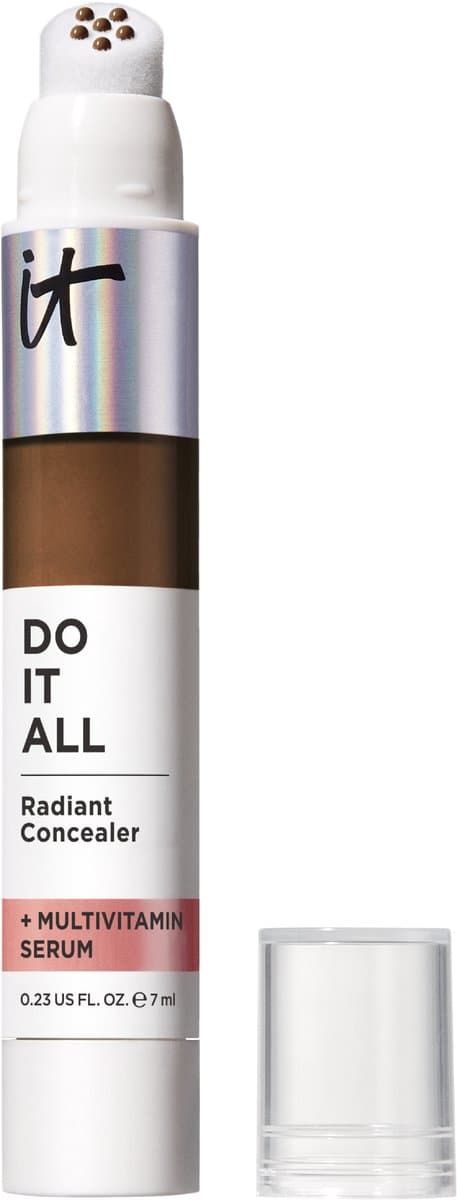 IT Cosmetics DO IT ALL Radiant Concealer - Concealer en multivitamine serum 2-in-1 - Medium dekking - 615 Deep Neutral