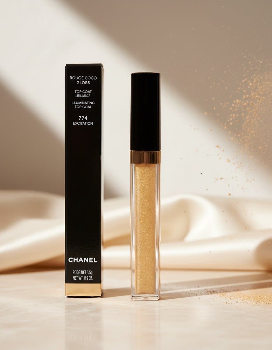 Chanel Rouge Coco Gloss Verhelderende Top Coat - 774 Excitation - 5,5 g