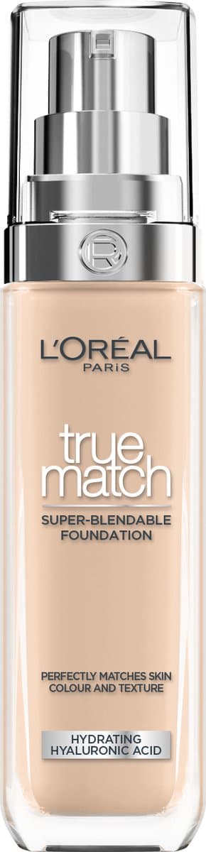 L’Oréal Paris True Match Foundation - 3. R/C - Natuurlijk Dekkende Foundation met Hyaluronzuur en SPF 16 - 30ml - Vegan