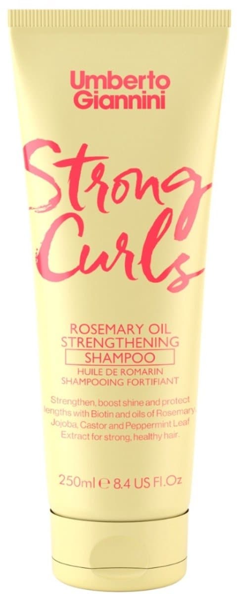 Umberto Giannini - Strong Curls Rosemary Oil Strengthening Shampoo - 250ml