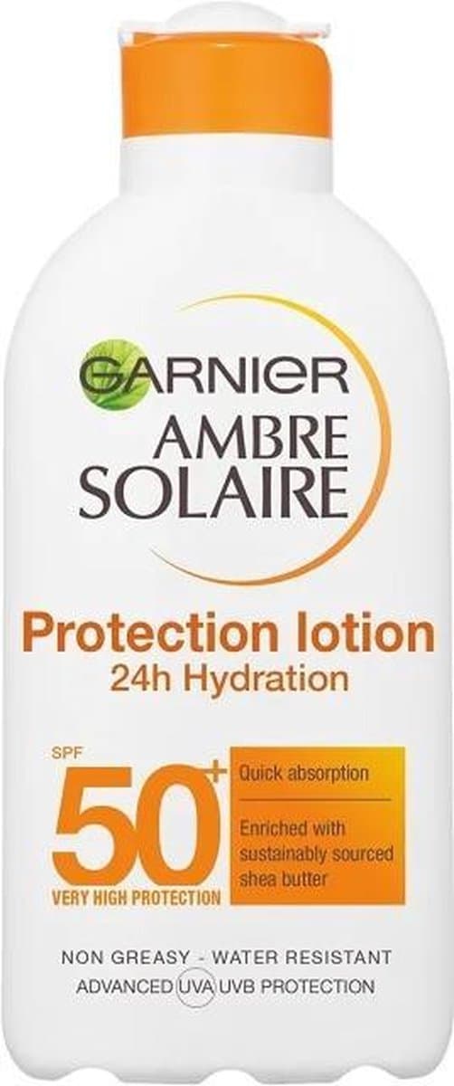 Garnier - Ambre Solaire Protection Lotion 24 Hydrating SPF50 ochronne mleczko nawilżające do opalania 200ml