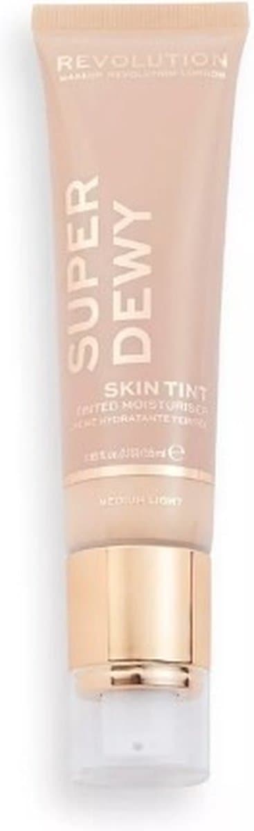 Makeup Revolution - Superdewy Skin Tint - Toning Moisturizing Cream 55 Ml Medium Light