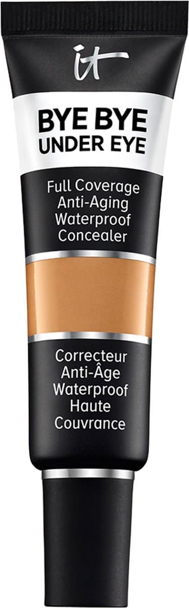 IT Cosmetics Bye Bye Under Eye Concealer - 24U Gepigmenteerde Dekking - Geformuleerd met Peptiden, Collageen, Hyaluronzuur en Vitamine E - Volledig...
