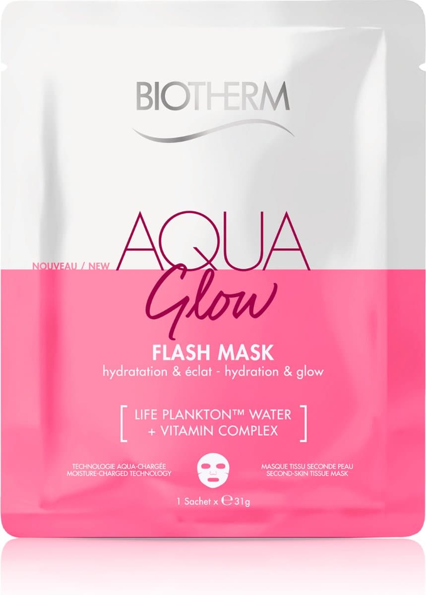 Biotherm Aqua Glow Super Flash Mask Gezichtsmasker - Hydraterend