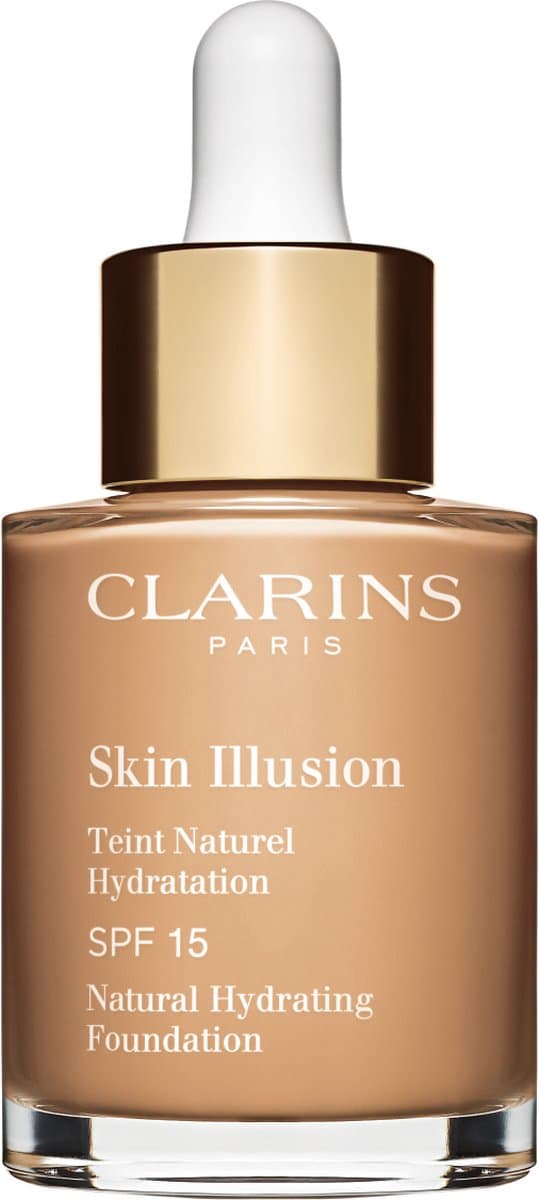 Clarins Skin Illusion Teint Naturel Hydratation - SPF 15 - Foundation - 110 Honey - 30 ml