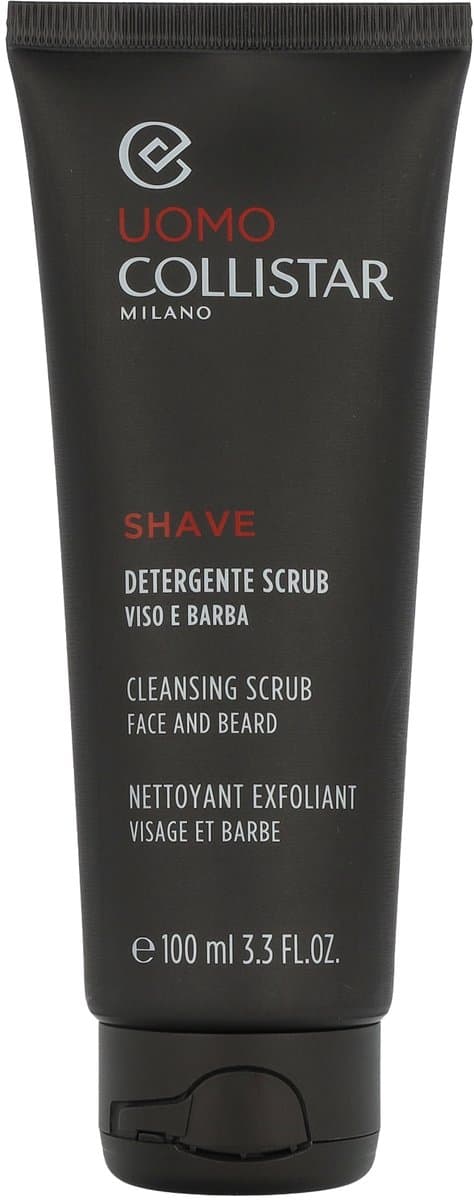 Collistar Uomo Face and Beard Cleansing Scrub - 100 ml
