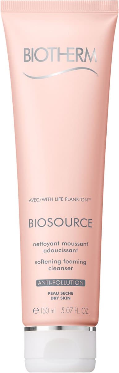 Biotherm Biosource Softening Foaming Cleanser - Droge huid - 150ml