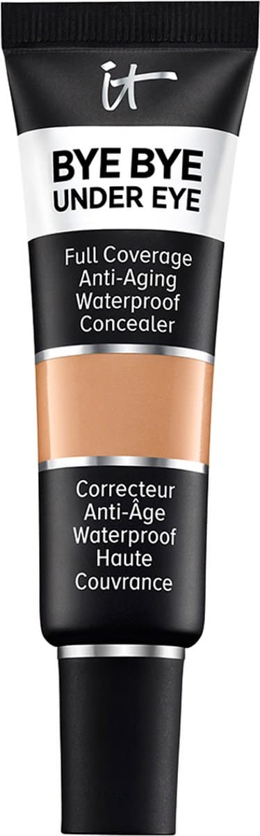 IT Cosmetics Bye Bye Under Eye Concealer - 24U Gepigmenteerde Dekking - Geformuleerd met Peptiden, Collageen, Hyaluronzuur en Vitamine E - Volledig...