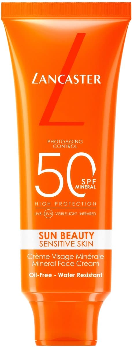 Lancaster Sun Beauty Sensitive Skin Mineral Face Cream SPF50, 50 ml