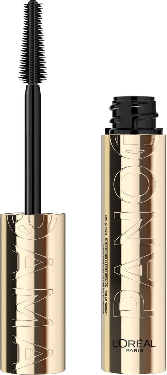 L'Oréal Paris Panorama Mascara Black - Lengte, separatie en volume Mascara - korte en lange borstelhaartjes voor groter lijkende ogen - Mascara voor...