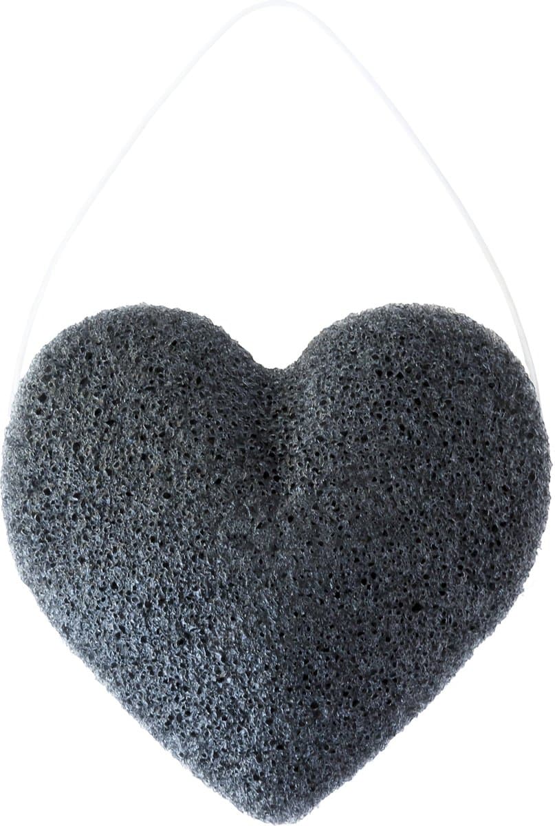 Boost of Softness Konjac Sponge Black - Spons - Zacht - Houtskool - Acné - Mee-eters - Skincare