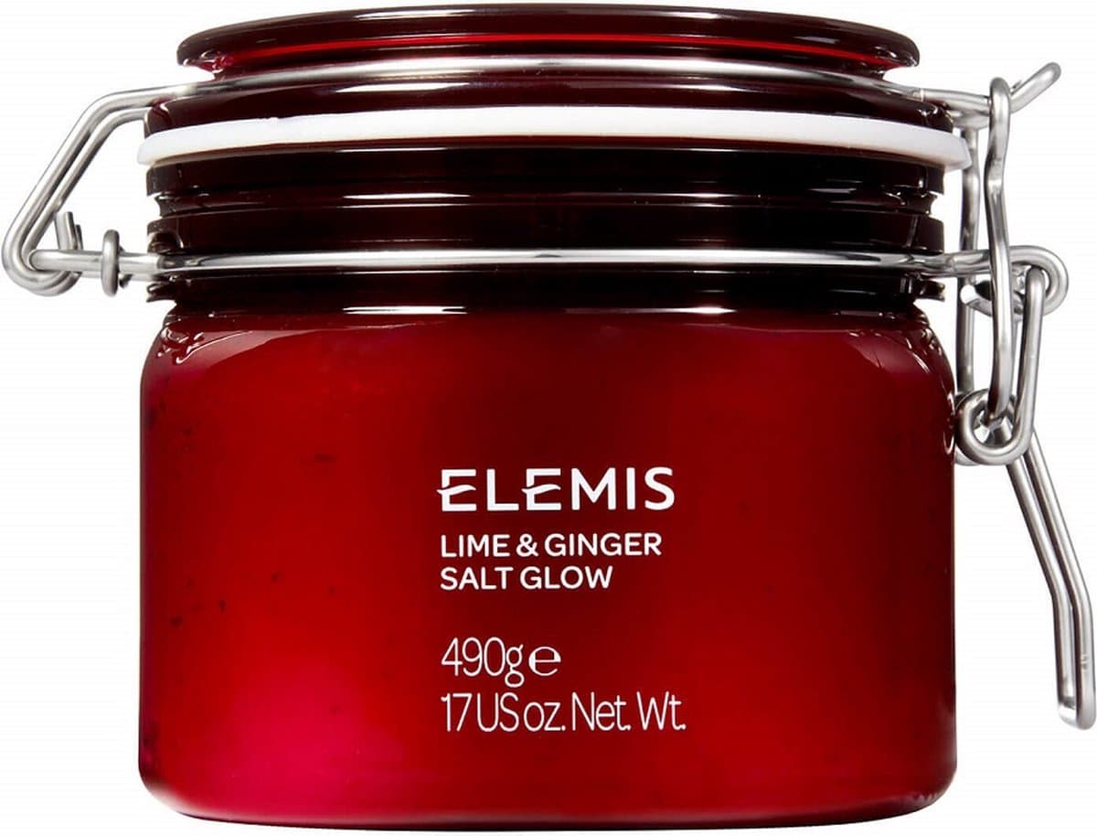 Elemis Lime And Ginger Salt Glow, Stimulating Body Scrub, 490 Grams