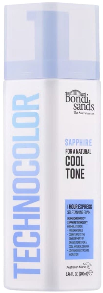 Bondi Sands - Technocolor 1 Hour Express Self Tanning Foam Sapphire - 200ml