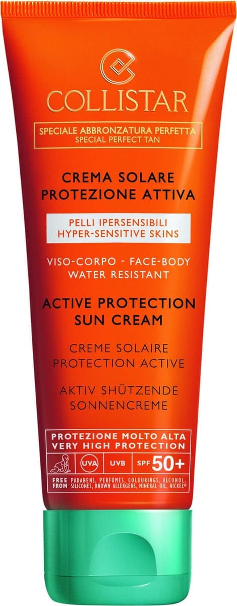 Collistar Active Protection Sun Cream Zonnecrème - SPF 50 - 100 ml
