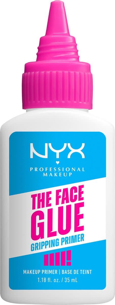 NYX Professional Make Up The Face Glue Primer - Voor een extra sterke en langdurige hold - Hydratatie tot wel 24 uur - 35 ml