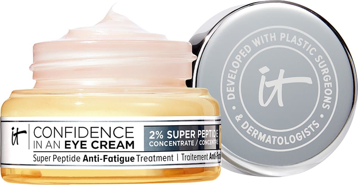 IT Cosmetics Confidence in an Eye Cream Oogcrème - Anti-Aging & Met Peptiden - Tegen Donkere Kringen - 15ml