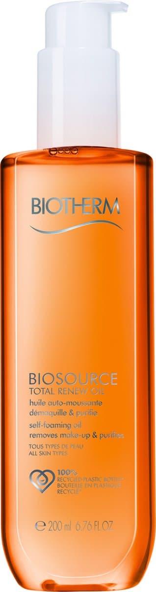 Biotherm Biosource Total Renew Oil Make-up Remover - Reinining - 200ml