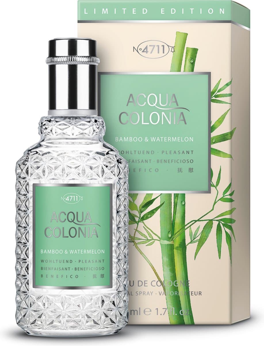 4711 Acqua Colonia Bamboo & Watermelon - 50 ml - eau de cologne spray - unisexparfum