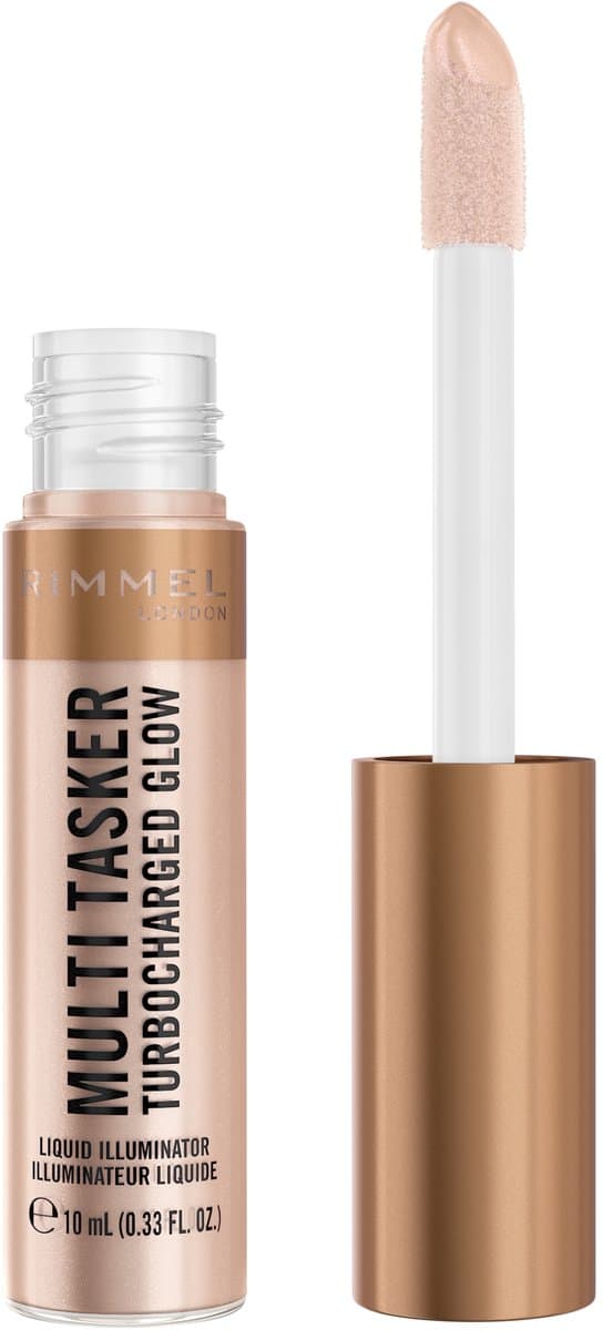 Rimmel Multi Tasker Turbocharged Glow Liquid Illuminator - 004 - Chelsea Glow, 10 ml