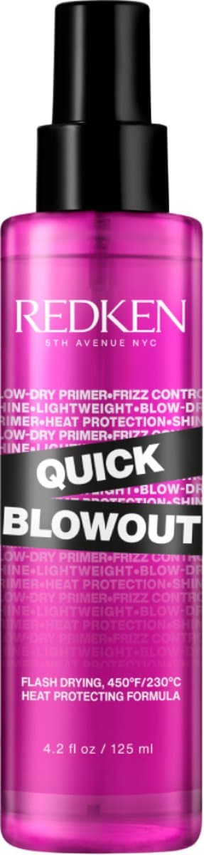 Redken Quick Blowout Spray – Beschermt tegen hitte, maakt glad en verzorgt – 125 ml