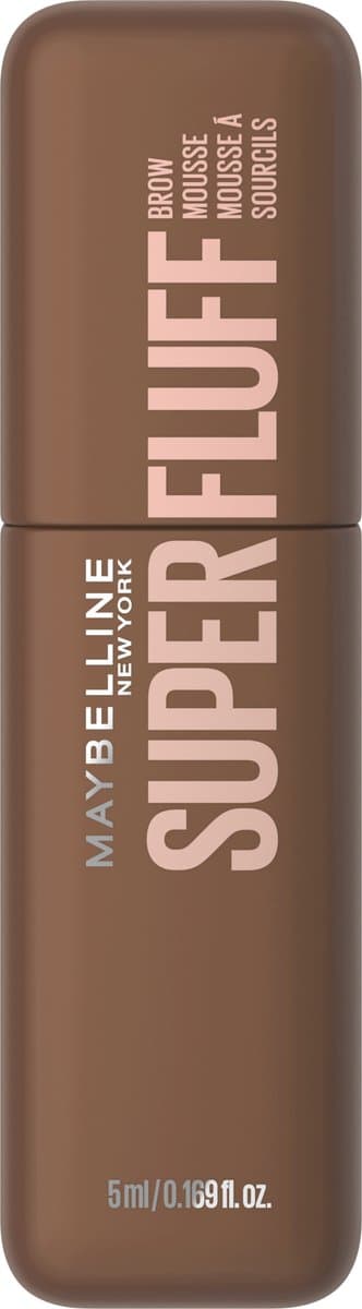 Maybelline New York Superbluff Brow Mousse - 255 Soft Brown - Wenkbrauwmascara - Tot 16 uur* langhoudend - Luchtige mousse formule - 5 ml