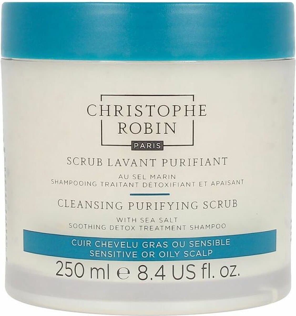 Haarexfoliator Christophe Robin Schoonmaakster (250 ml)