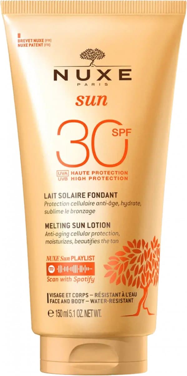 Nuxe Sun Delicious Lotion High Protection SPF30 - Zonnebrandlotion - 150 ml
