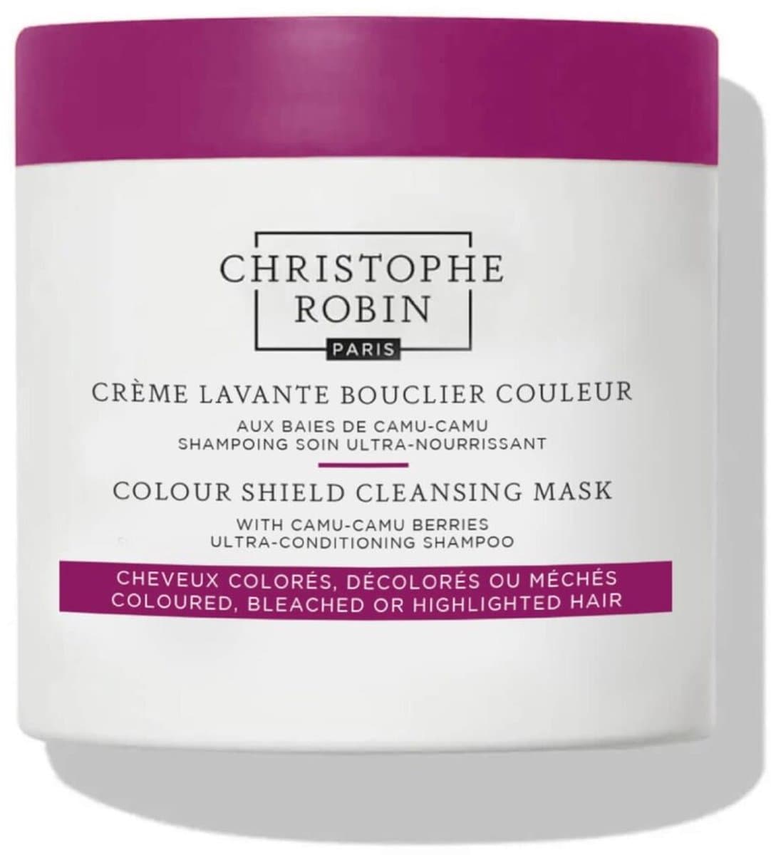 Haarmasker Christophe Robin Colour Shield Cleansing Mask (250 ml)