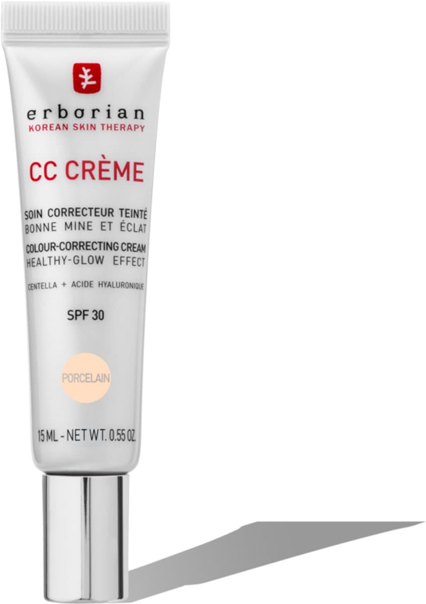 Erborian CC Crème, CC cream, 15 ml, beige, Unisex, Universele huid, Licht